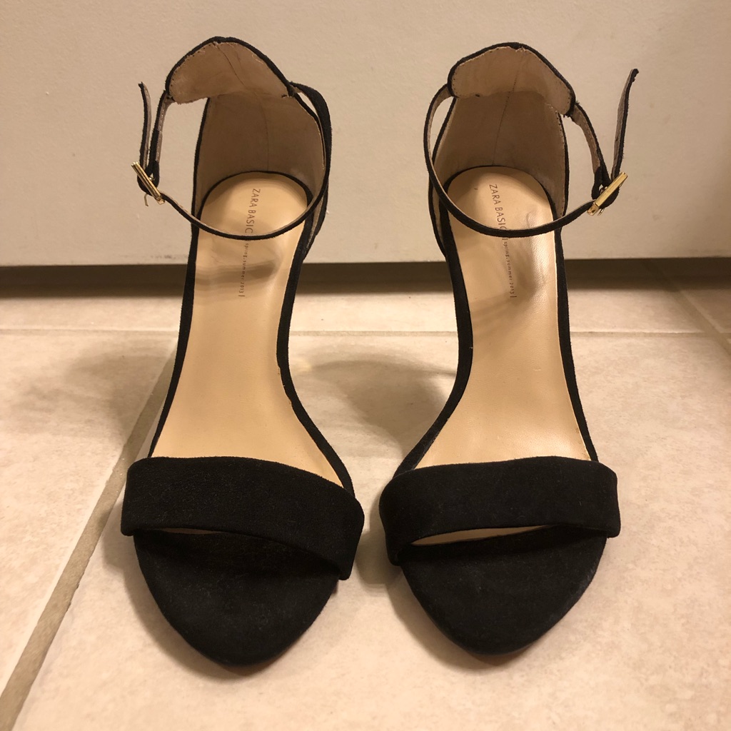 Zara Basic Black Heels